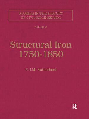 cover image of Structural Iron 1750–1850